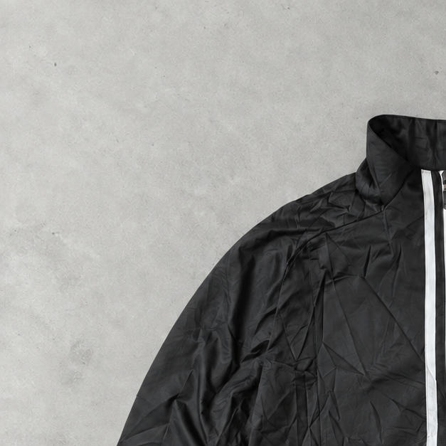 Y2K Adidas Trainingsjacke Schwarz limitiert (S)