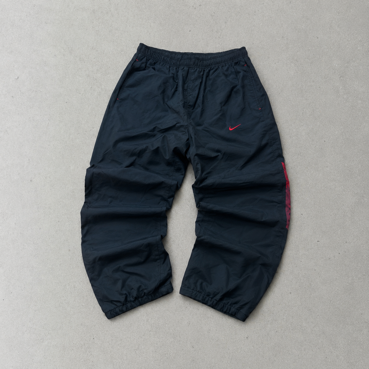 Nike Pants Schwarz, Rot Rare (L)