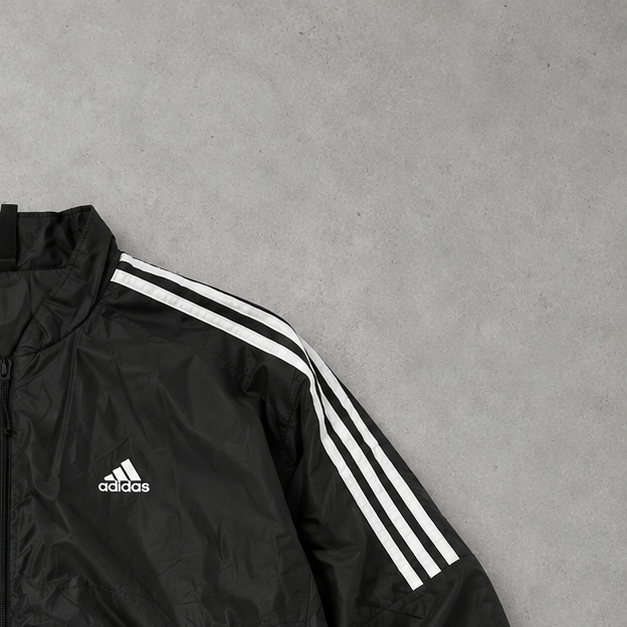 Veste de survêtement Adidas blanc / noir rare (M)