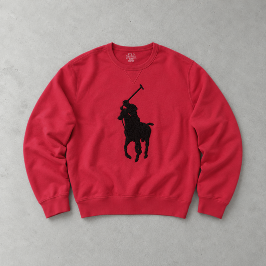 Ralph Lauren Sweatshirt Rot Rare (M)