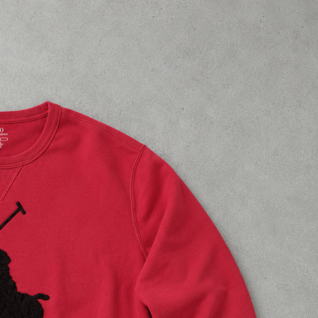 Ralph Lauren Sweatshirt Rot Rare (M)