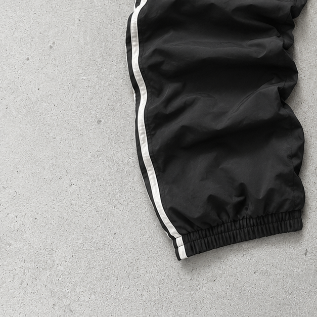 90s Adidas Cargo Pants Schwarz Rare (S)