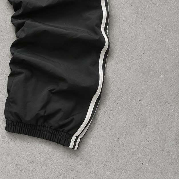 90s Adidas Cargo Pants Schwarz Rare (S)