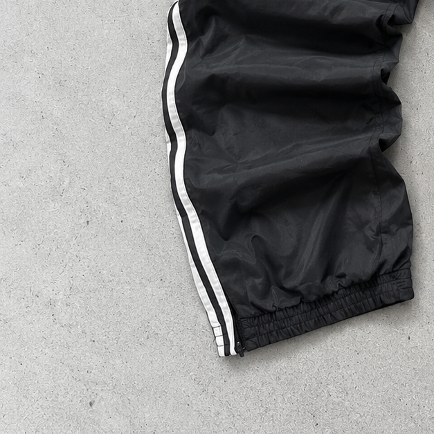 90s Adidas Cargo Pants Schwarz Rare (S)