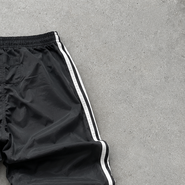 90s Adidas Cargo Pants Schwarz Rare (S)