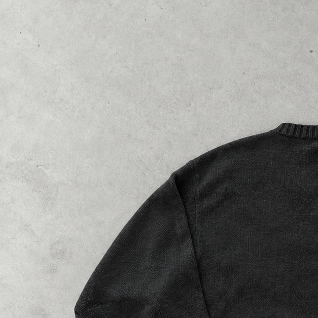 Ralph Lauren V-Neck Sweater Grau Rare (L) Stitched Logo