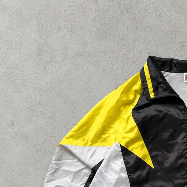 NFL NBA 90s 00s Nike Windbreaker Yellow, Black Rare Stitched Logo (Size L)