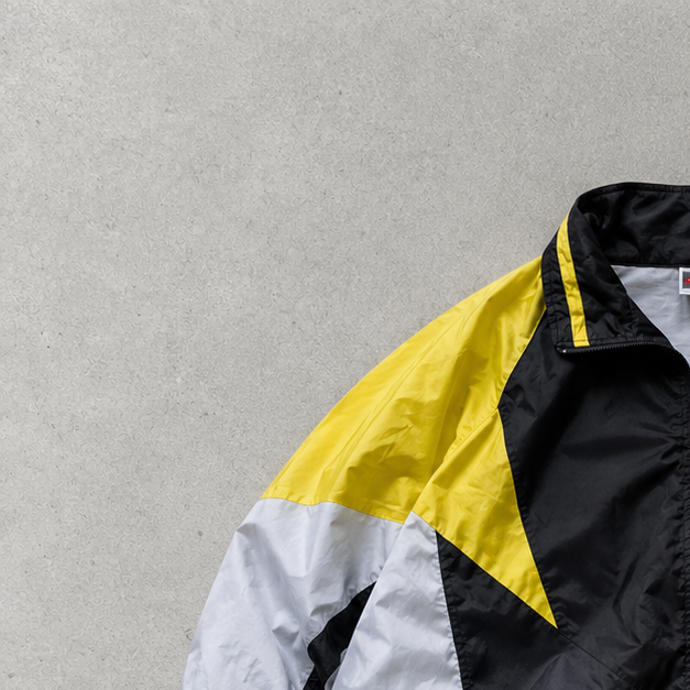 NFL NBA 90s 00s Nike Windbreaker Yellow, Black Rare Stitched Logo (Size L)