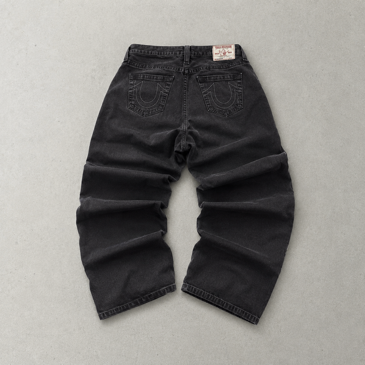 Y2K True Religion Jeans Schwarz Rare (W30 | DE 46)