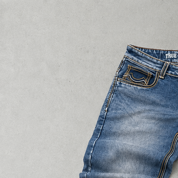 Y2K Vintage True Religion Jeans Blau Rare (W30 | DE 46)