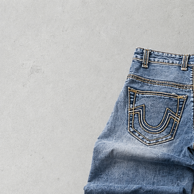 Y2K Vintage True Religion Jeans Blau Rare (W30 | DE 46)