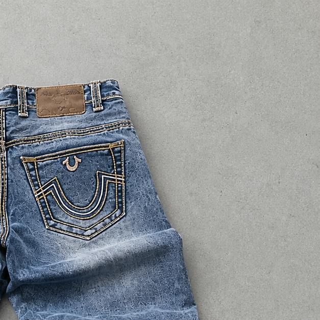 Y2K Vintage True Religion Jeans Blau Rare (W30 | DE 46)