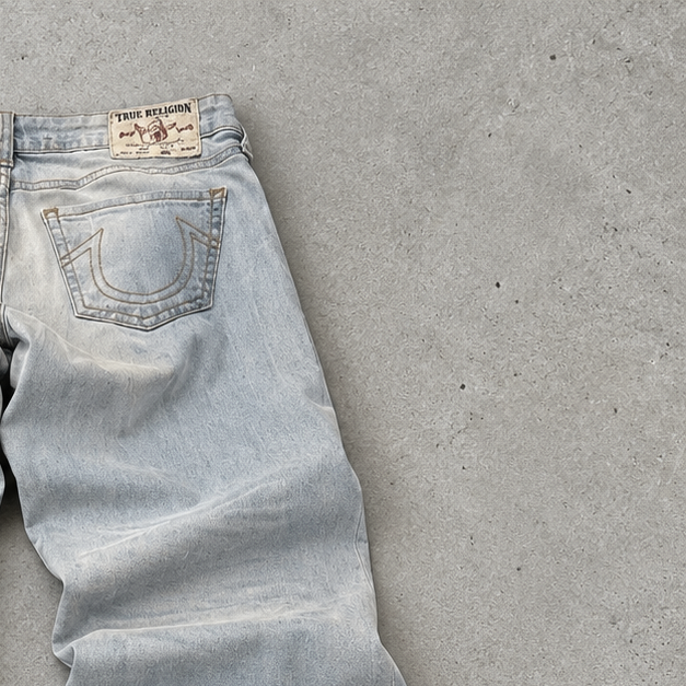 2000s True Religion Bootcut Jeans Light Blue Rare (L)