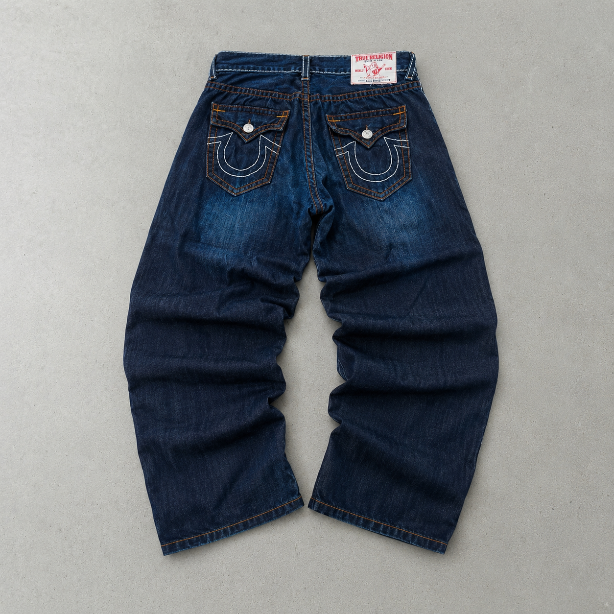 Y2K True Religion Jeans Marineblau Rare (L)