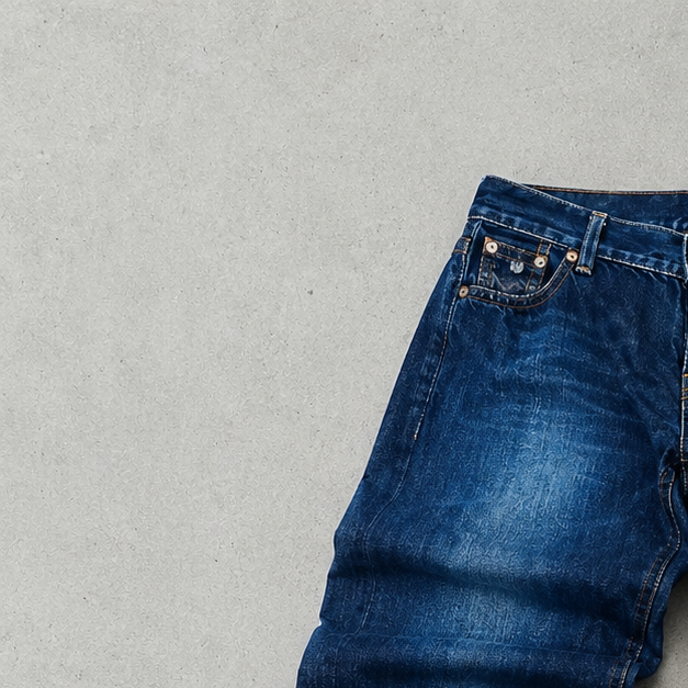 Y2K True Religion Jeans Marineblau Rare (L)