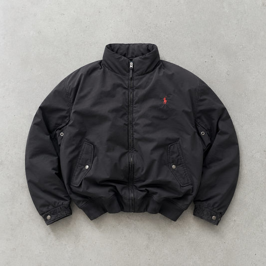 Ralph Lauren Hoodie Black Limited Stitched Logo (S)