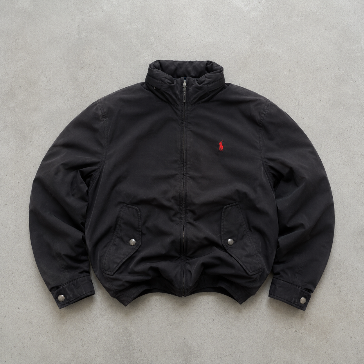Ralph Lauren Hoodie Black Limited Stitched Logo (S)