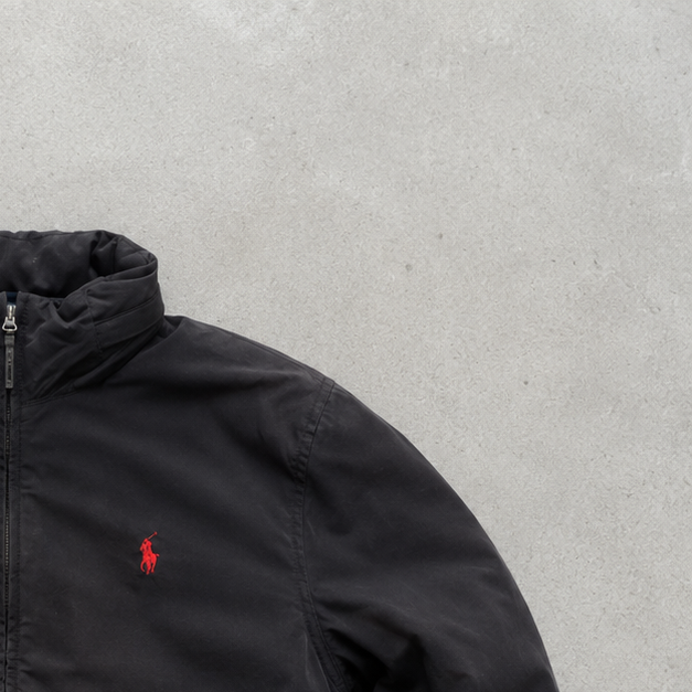 Ralph Lauren Hoodie Black Limited Stitched Logo (S)