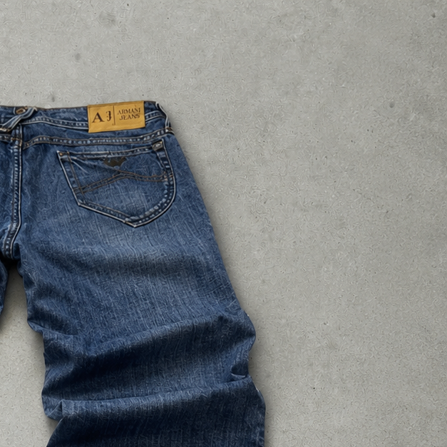 Y2K Armani Jeans Navy Limited (XS)