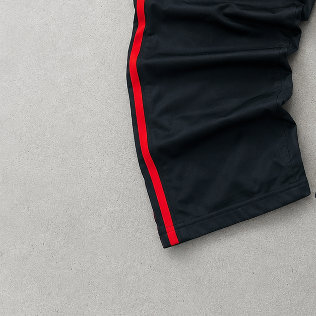 Adidas Jacket Schwarz, Rot Rare (M)