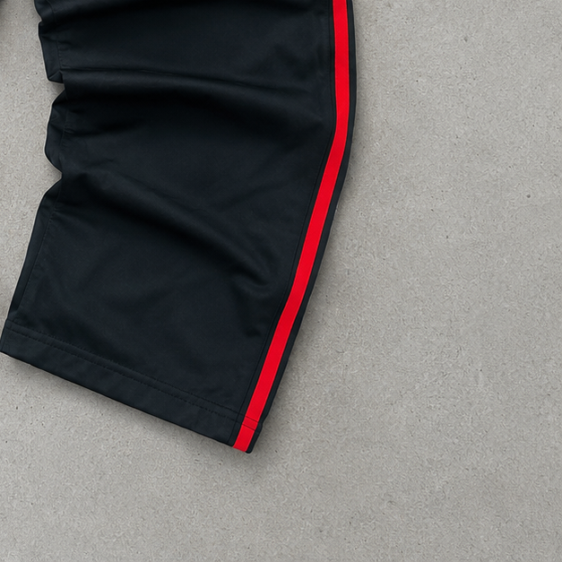 Adidas Jacket Schwarz, Rot Rare (M)