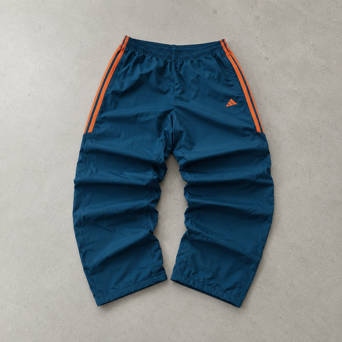 Y2K Adidas Track Pants Marineblau Rare (Size S)