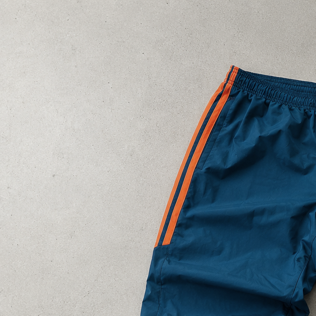 Y2K Adidas Track Pants Marineblau Rare (Size S)