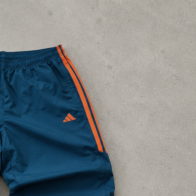 Y2K Adidas Track Pants Marineblau Rare (Size S)