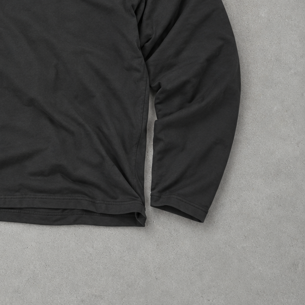 Ralph Lauren Hoodie Schwarz Stitched Logo Rare (L)