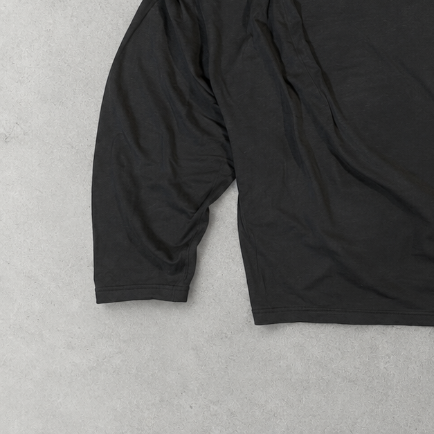 Ralph Lauren Hoodie Schwarz Stitched Logo Rare (L)