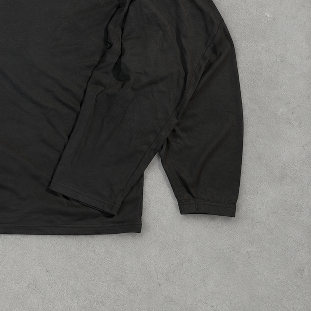 Ralph Lauren Hoodie Schwarz Stitched Logo Rare (L)