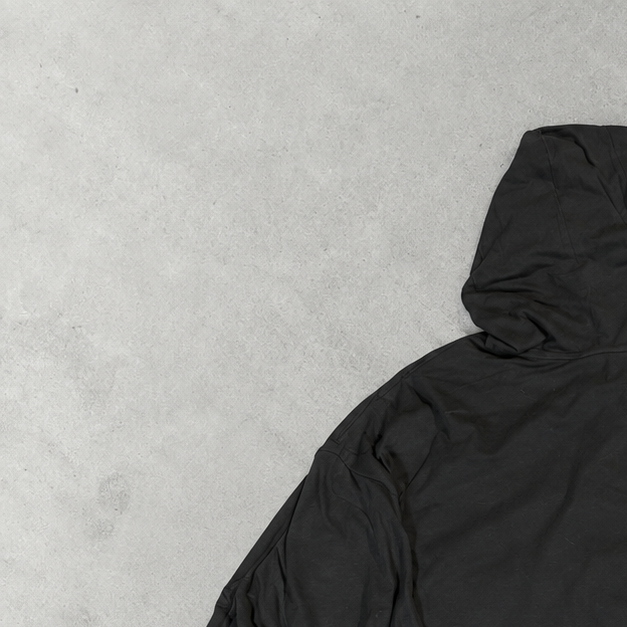 Ralph Lauren Hoodie Schwarz Stitched Logo Rare (L)