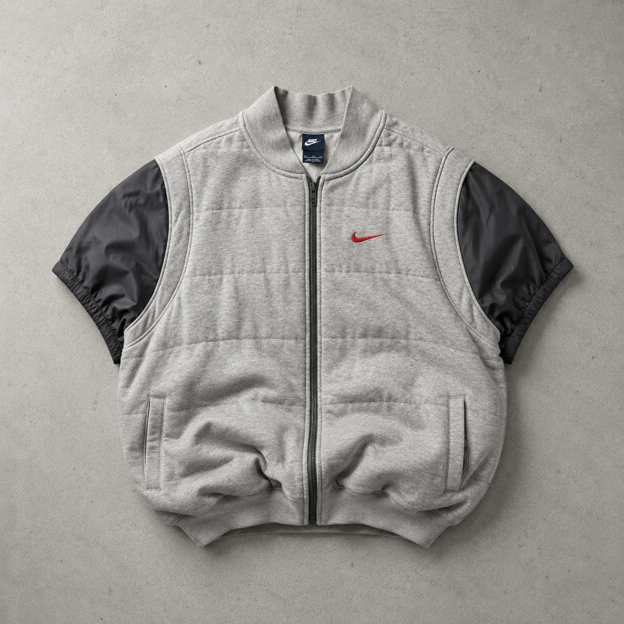 USA 90s 80s Y2K 2000 Nike Hoodie Grey Rare (XL)