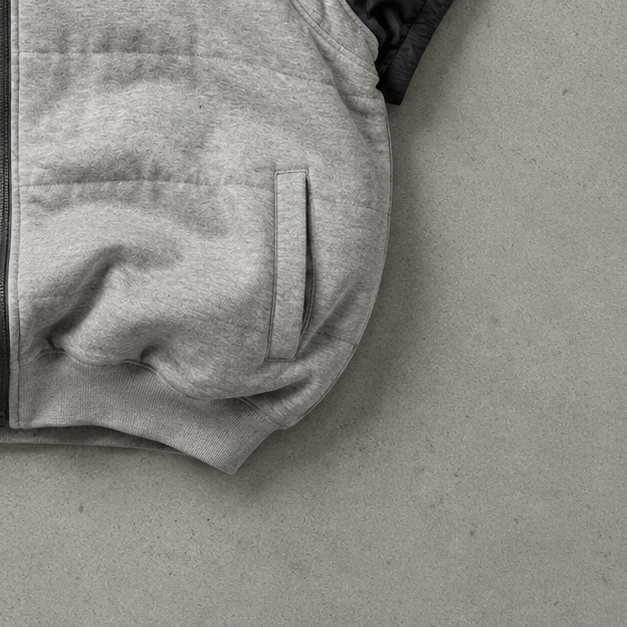 USA 90s 80s Y2K 2000 Nike Hoodie Grey Rare (XL)