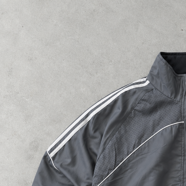 Veste de survêtement Adidas grise édition limitée (S)