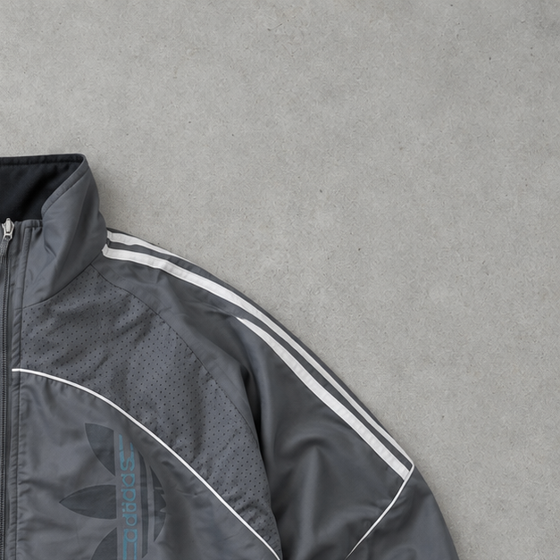 Veste de survêtement Adidas grise édition limitée (S)