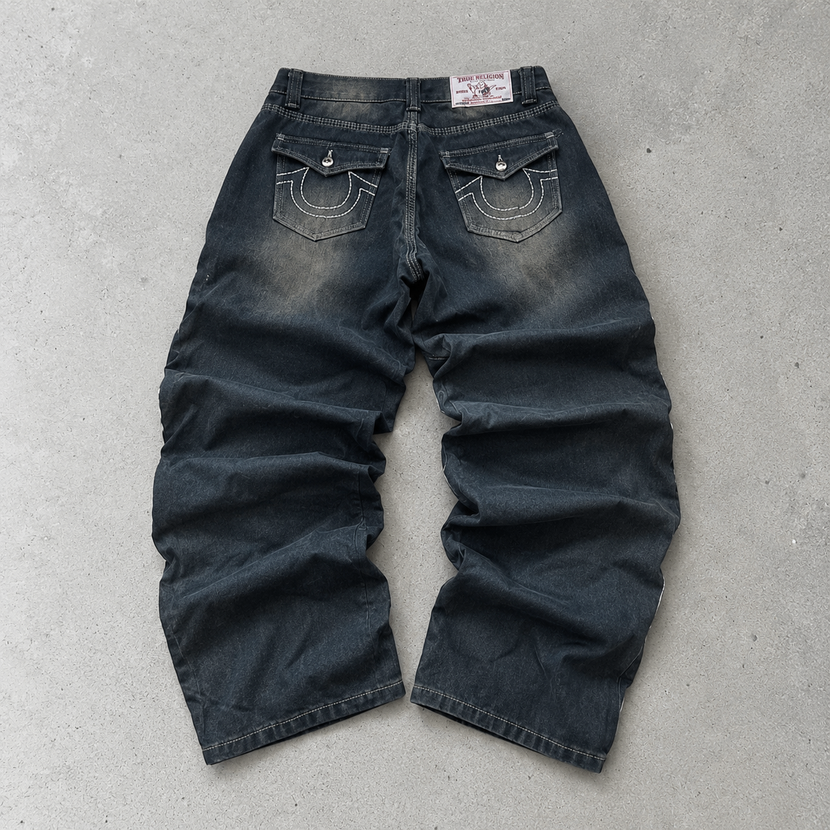 Y2K True Religion Straight Jeans Navy Rare (S)