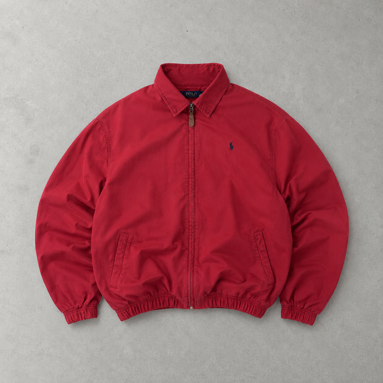 Ralph Lauren Harrington Jacket Rot Rare (M)