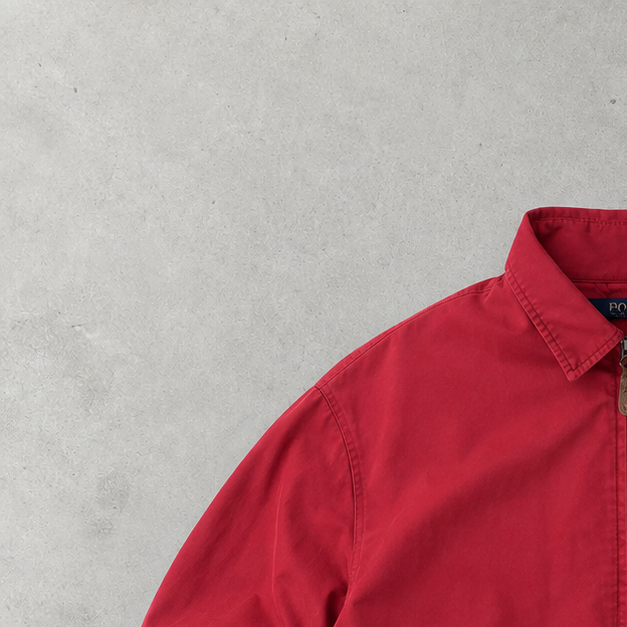 Ralph Lauren Harrington Jacket Rot Rare (M)