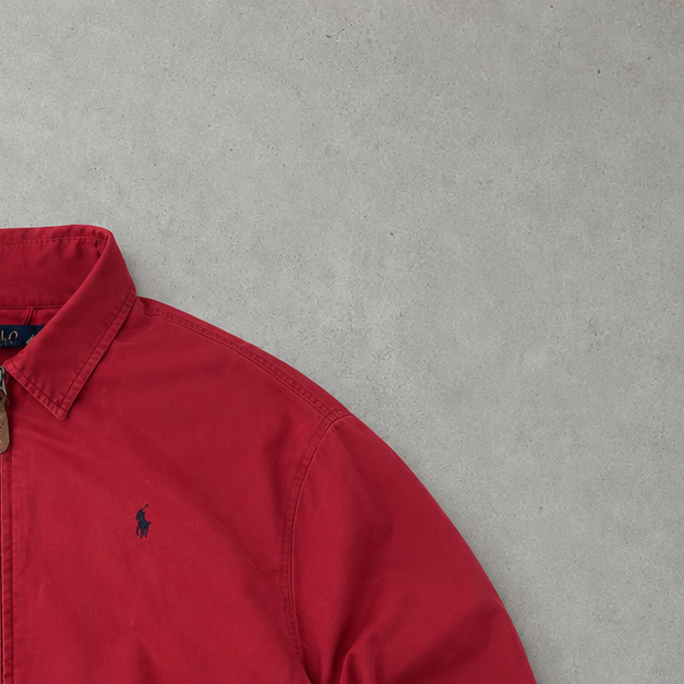 Ralph Lauren Harrington Jacket Rot Rare (M)