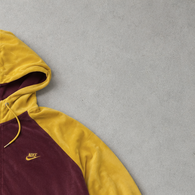 Y2K Nike Jacket Burgunderrot Limited (Size S)