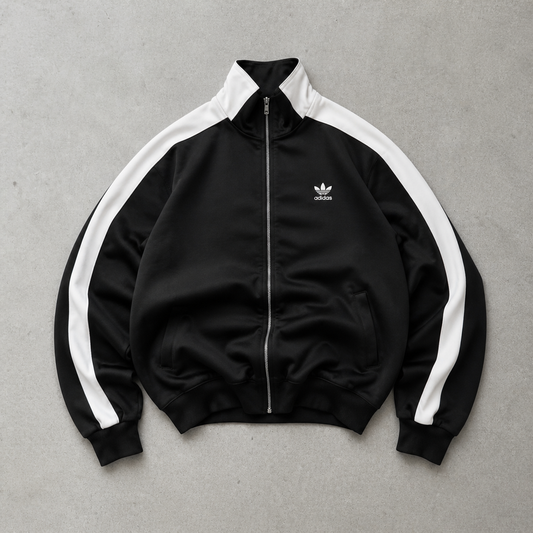 Adidas Jacket Schwarz, Weiß Rare (M) Stitched Logo