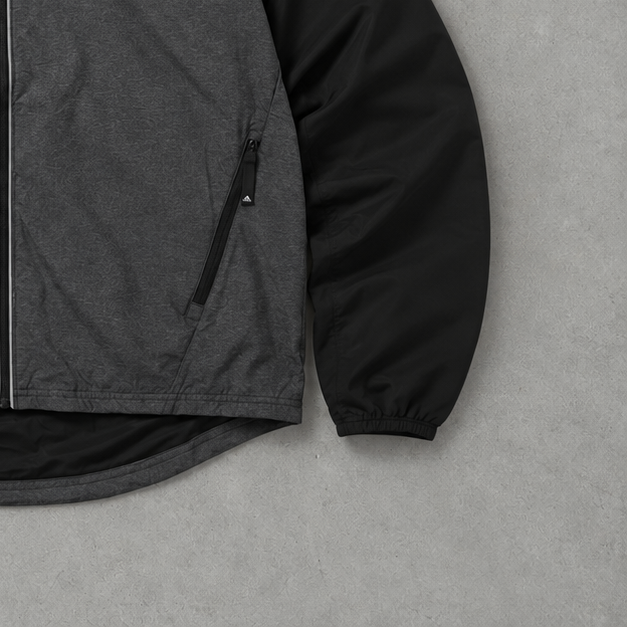 Adidas Jacket Grey / Black Rare (S) Stitched Logo