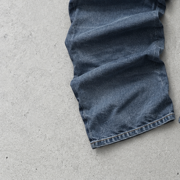 Y2K True Religion Straight Leg Jeans Blue Limited Stitched Logo (W34 | DE 50)