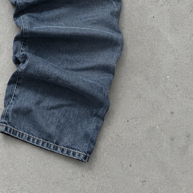 Y2K True Religion Straight Leg Jeans Blue Limited Stitched Logo (W34 | DE 50)