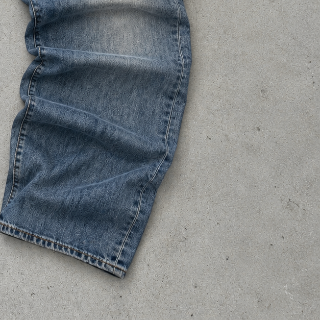 Y2K True Religion Straight Leg Jeans Blue Limited Stitched Logo (W34 | DE 50)