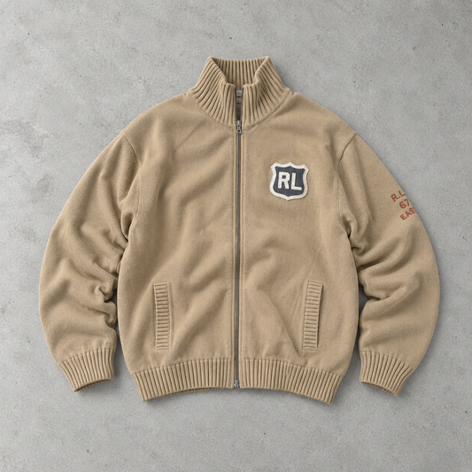 Y2K Ralph Lauren Jacket Beige Rare (L)