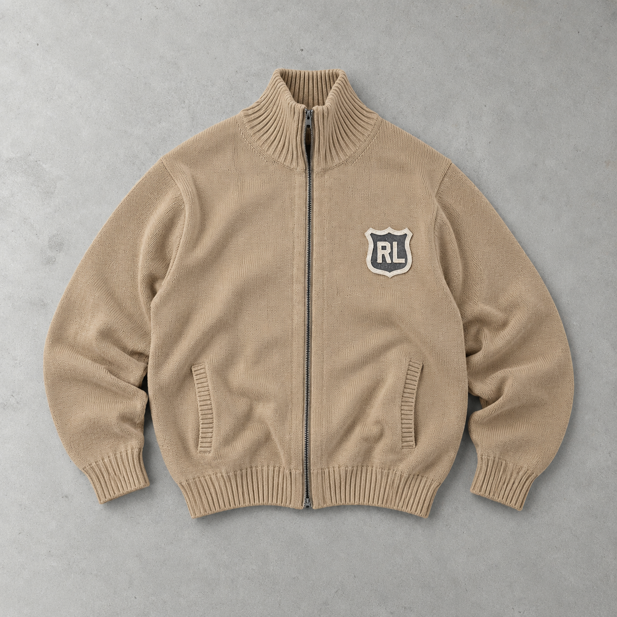 Y2K Ralph Lauren Jacket Beige Rare (L)