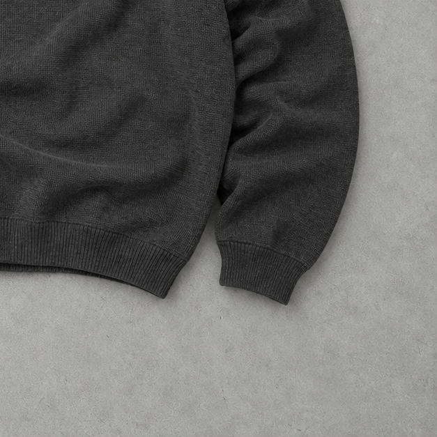 Ralph Lauren Sweater Grau Rare (M) Stitched Logo