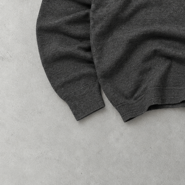 Ralph Lauren Sweater Grau Rare (M) Stitched Logo